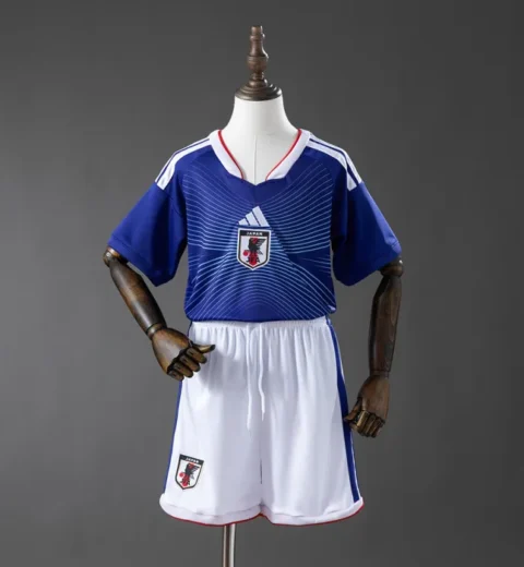 Kids Japan Home Jersey 2026 World Cup FootballKit Soccer Jersey