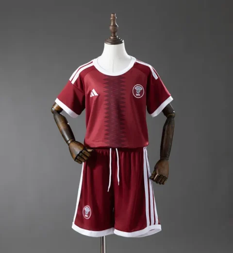 Qatar Home Jersey 2026 World Cup Football Kit Soccer Shirt