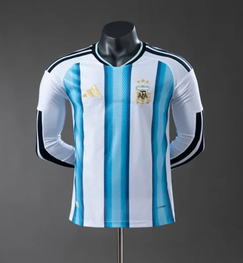 Player Version Argentina Jersey 2026 World CupHome Football Kit Long Sleeves