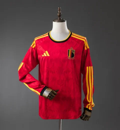 Belgium Home Jersey 2026 World Cup Long SleevesFootball Kit Soccer Shirt
