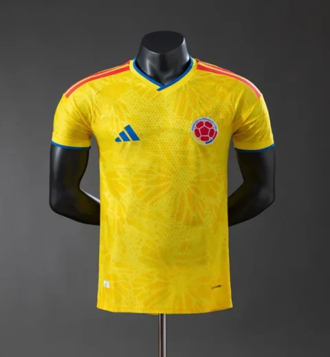 Player Version Colombia Jersey 2026 World CupHome Football Kit Soccer Jersey
